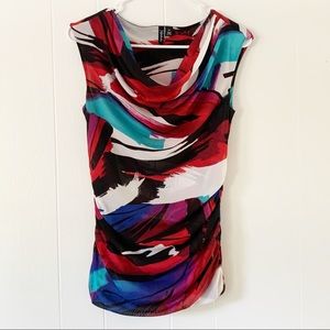 Relativity Abstract Blouse Size Petite Small